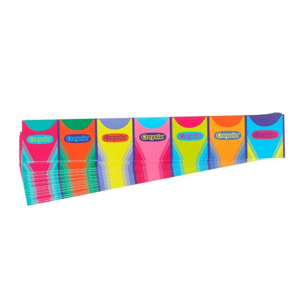 Authentic Crayola 36pc Decorative Trim Papers, NEW IN PACKAGE - Picture 5 of 7